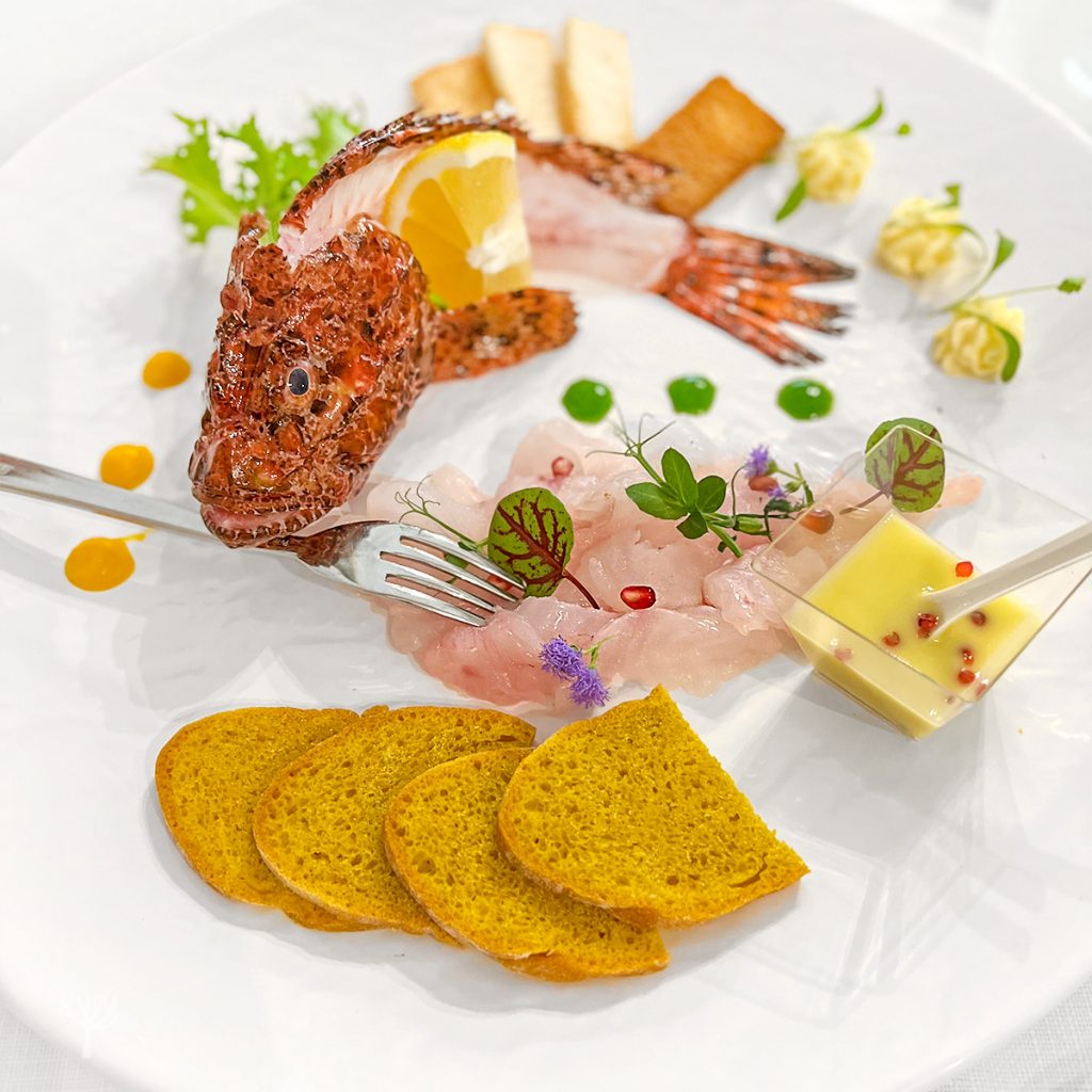 Carpaccio di scorfano
